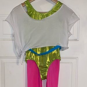 80s Inspired Pom Dance Costume